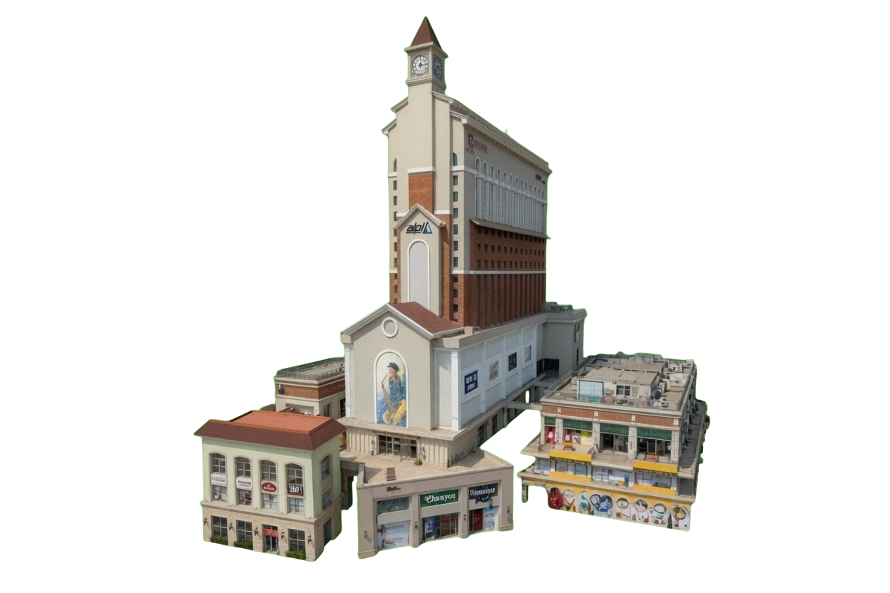 AIPL Joy Street — the clock tower
